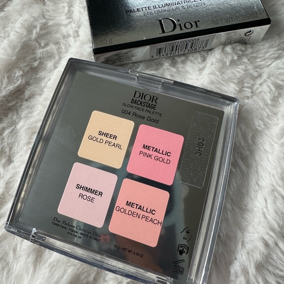 DIOR BACKSTAGE GLOW FACE PALETTE - 004 ROSE GOLD *LIMITED EDITION* - Picture 5 of 6